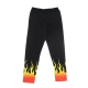 pantalone tuta leggero uomo red shaded flames pants BLACK/RED