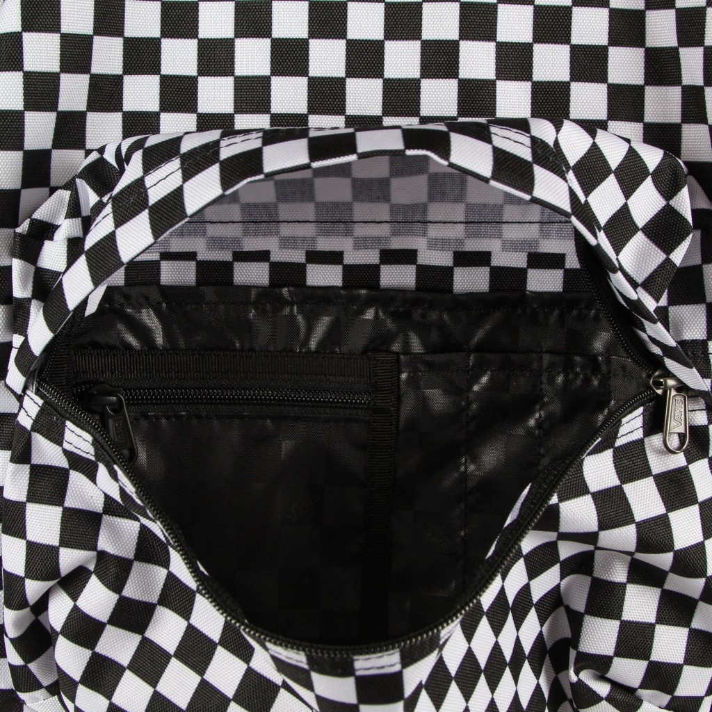 zaino uomo old skool checkerboard backpack BLACK/WHITE