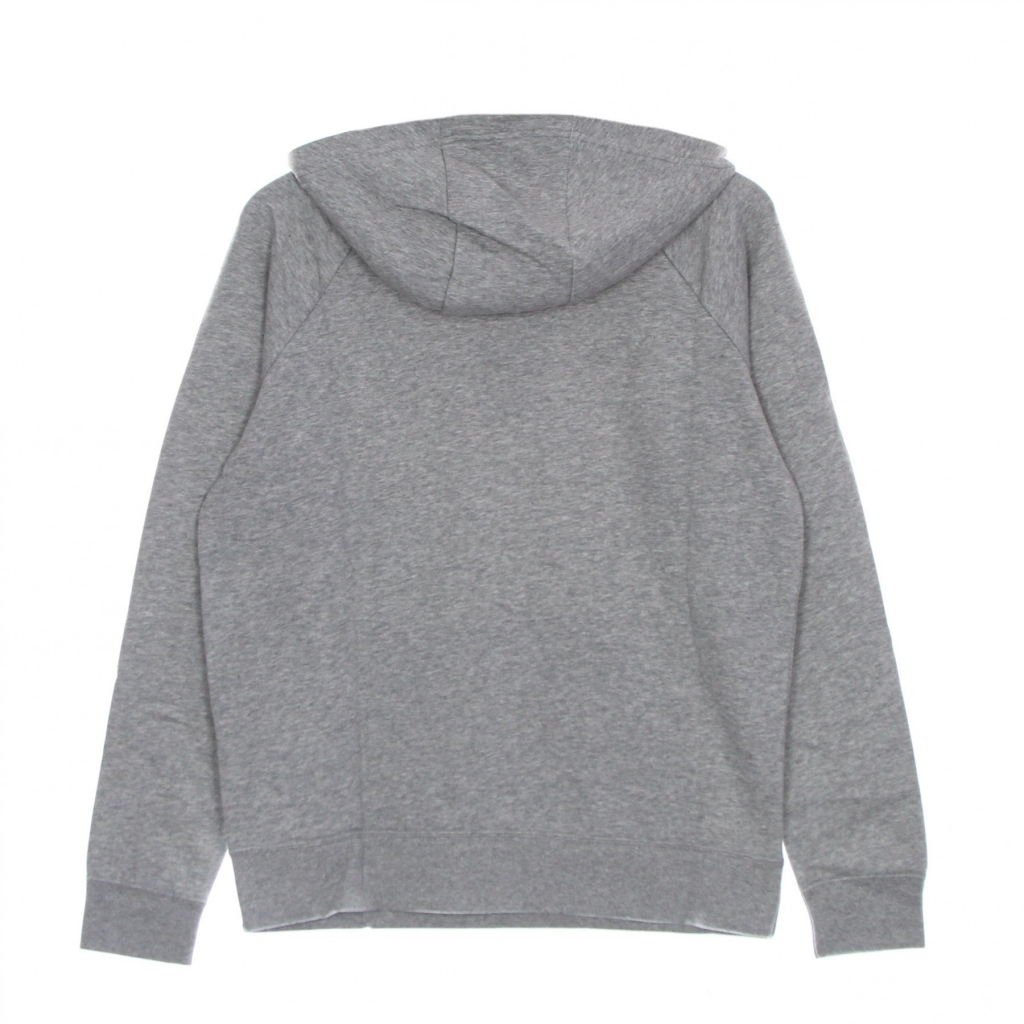 felpa leggera cappuccio donna essential funnel DK GREY HEATHER/WHITE