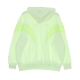 felpa leggera cappuccio donna air fleece gx hoodie LIME ICE/LT LEMON TWIST/WHITE