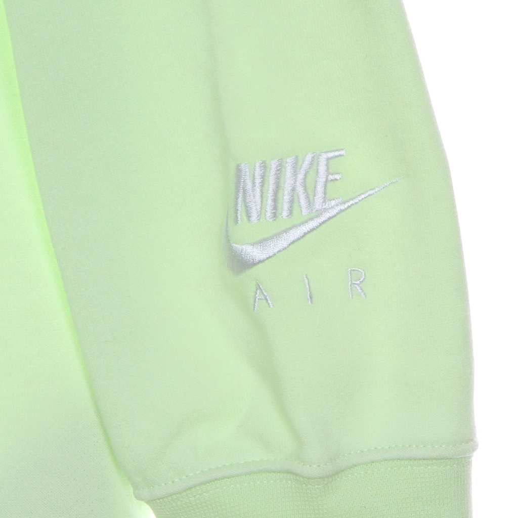 felpa leggera cappuccio donna air fleece gx hoodie LIME ICE/LT LEMON TWIST/WHITE