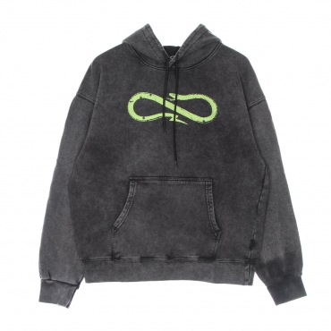 felpa leggera cappuccio uomo logo hoodie STONE WASHED