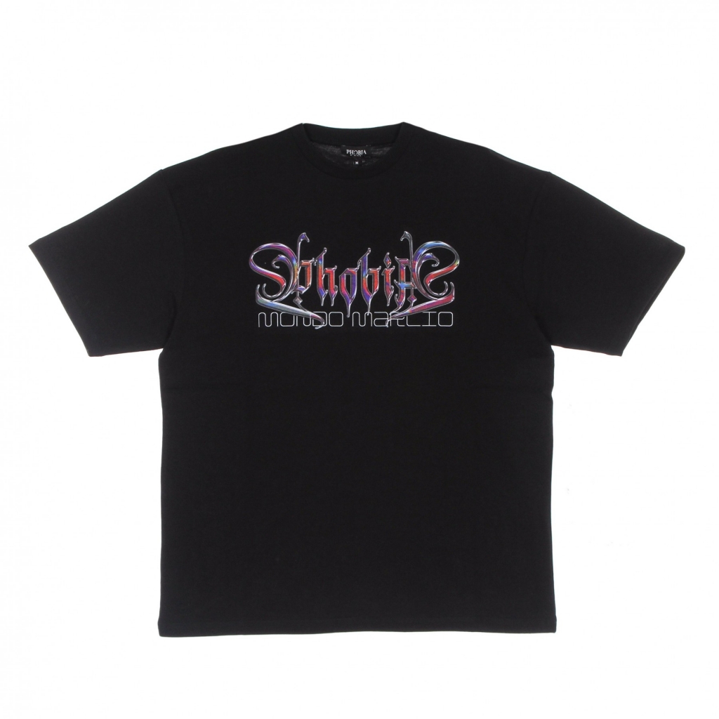 maglietta uomo holographic print tee x mondo marcio BLACK