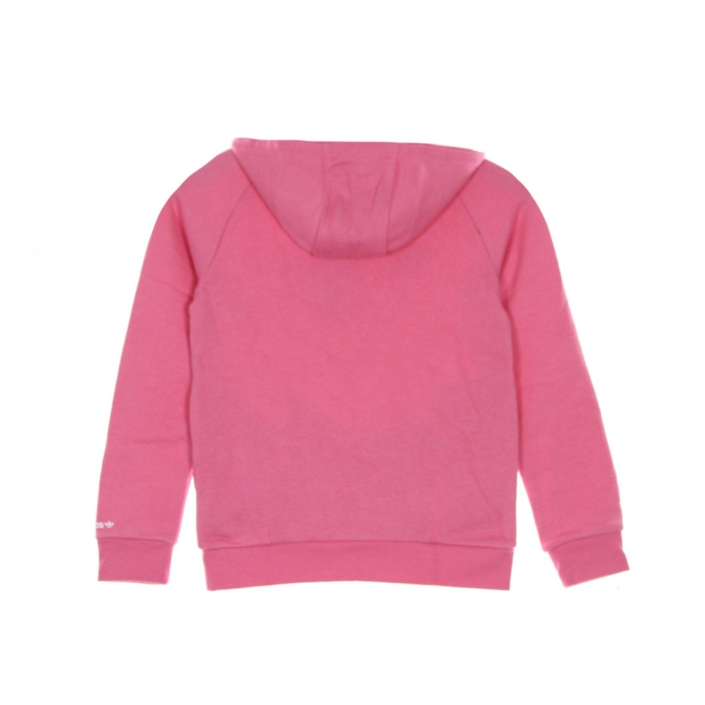 felpa leggera cappuccio ragazza adicolor hoodie ROSE TONE