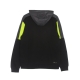 felpa leggera cappuccio uomo parsom blocked hoodie BLACK/ASPHALT/SULPHUR SPRING