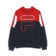 felpa leggera cappuccio uomo parsom blocked hoodie BLACK IRIS/TRUE RED/BRIGHT WHITE