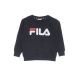 felpa leggera girocollo bambino tim logo crew shirt BLACK IRIS