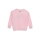 felpa leggera girocollo bambina tim logo crew shirt PINK MIST