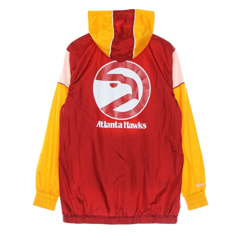 giacca a vento infilabile uomo nba highlight reel windbreaker hardwood classics atlhaw ORIGINAL TEAM COLORS