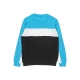 felpa leggera girocollo ragazzo pepe blocked crew BLACK/SCUBA BLUE/BRIGHT WHITE