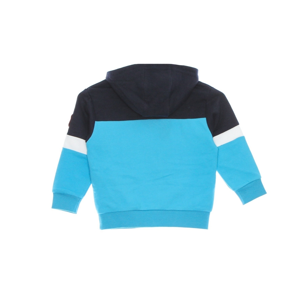 felpa leggera cappuccio bambino daniel hoodie BLACK IRIS/SCUBA BLUE/BRIGHT WHITE