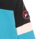 felpa leggera cappuccio bambino daniel hoodie BLACK IRIS/SCUBA BLUE/BRIGHT WHITE