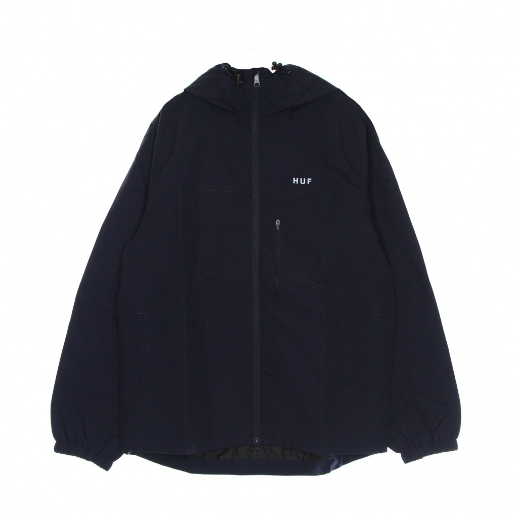 giacca a vento uomo essentials zip standard shell NAVY