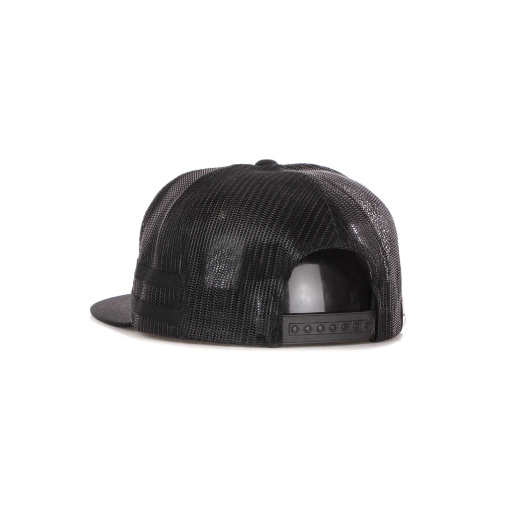 cappellino visiera piatta uomo skipjack trucker BLACK