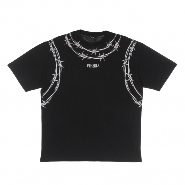 maglietta uomo black barbed wire tee