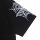 maglietta uomo white cobweb print tee BLACK/WHITE