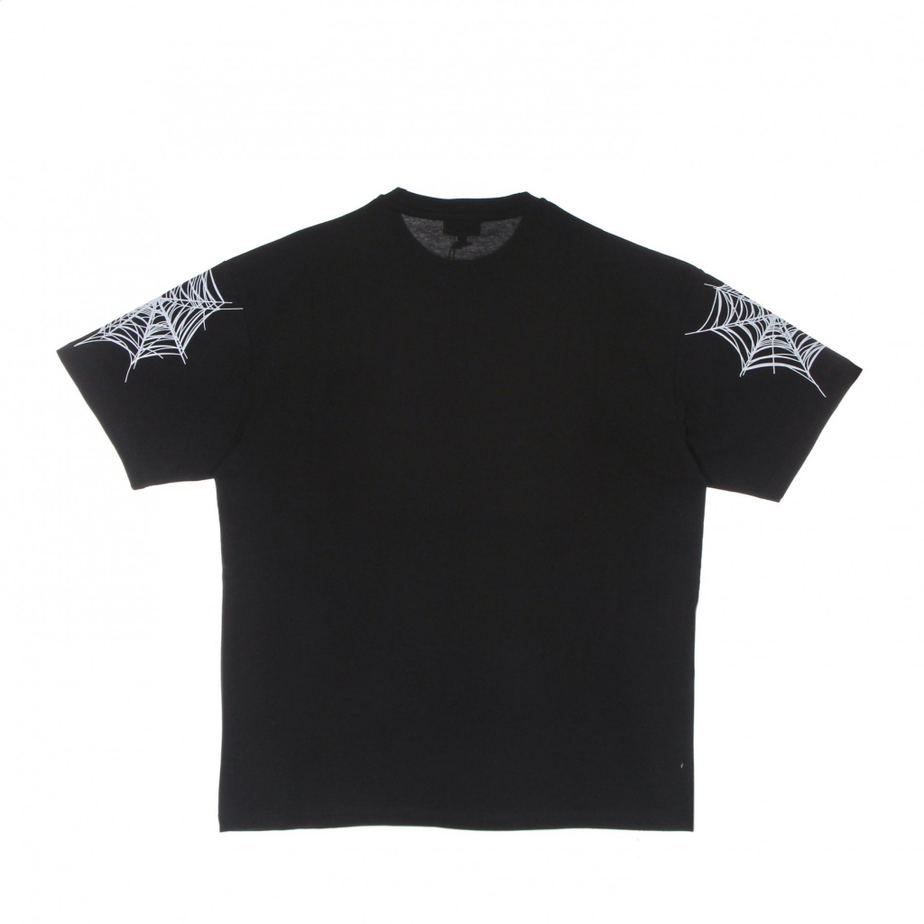 maglietta uomo white cobweb print tee BLACK/WHITE