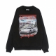 felpa girocollo uomo livin fast crewneck BLACK