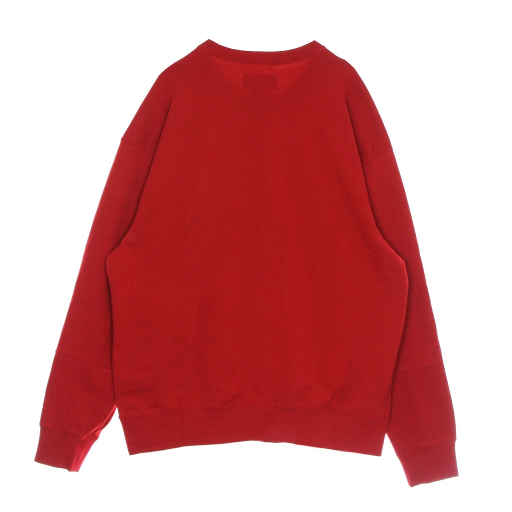 felpa leggera girocollo uomo jumpman fleece crew GYM RED