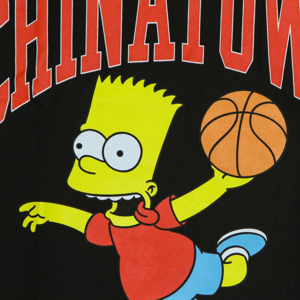 maglietta uomo air bart arc tee x the simpsons BLACK