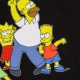 maglietta uomo family og tee x the simpsons BLACK