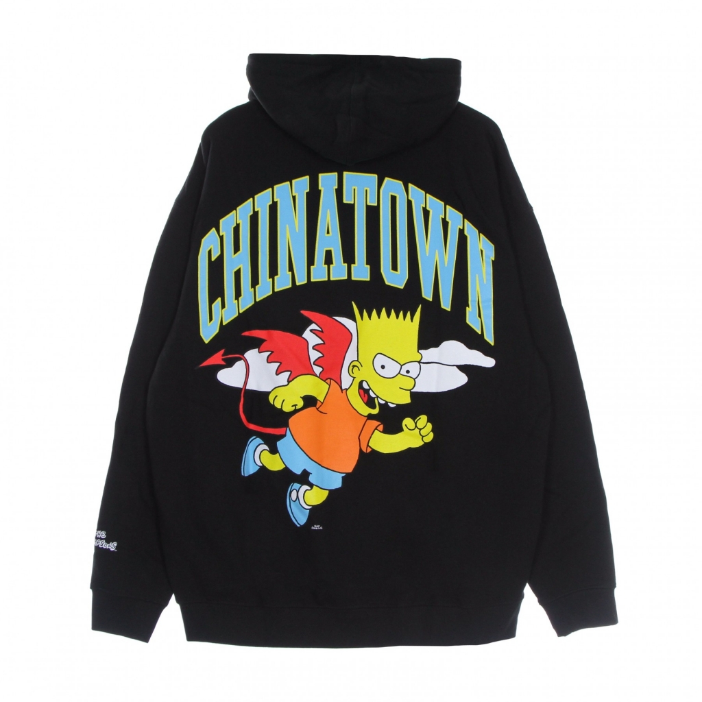 felpa cappuccio uomo devil arc hoodie x the simpsons BLACK