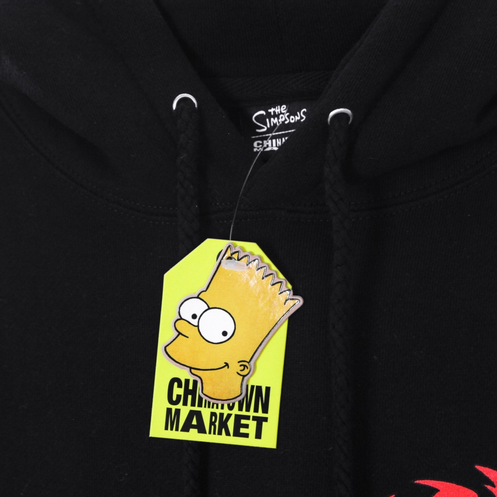 felpa cappuccio uomo devil arc hoodie x the simpsons BLACK