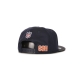 cappellino visiera piatta uomo nfl sideline rd em 950 chibea BLACK/ORIGINAL TEAM COLORS