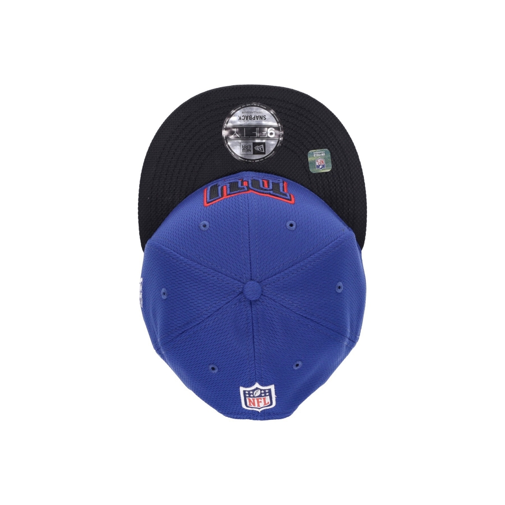 cappellino visiera piatta uomo nfl sideline rd em 950 neygia BLACK/ORIGINAL TEAM COLORS