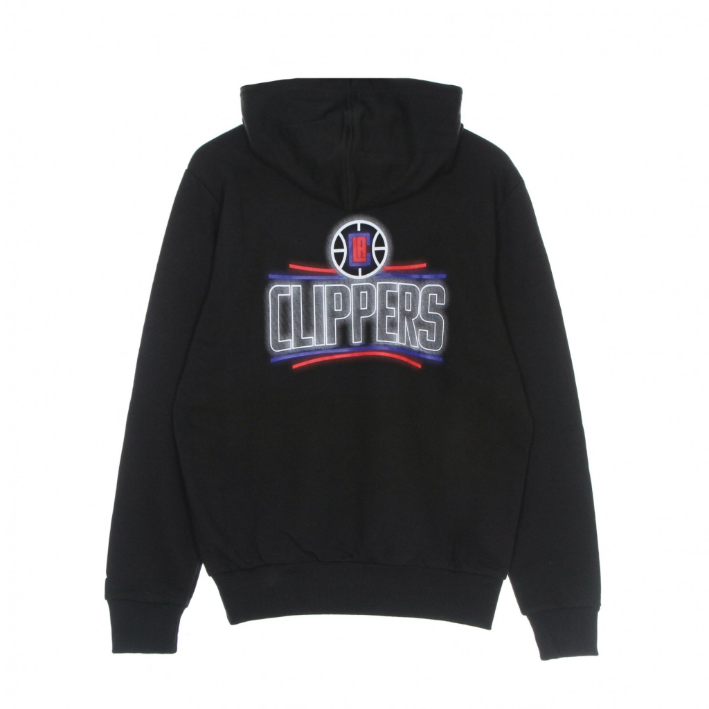 felpa leggera cappuccio uomo nba neon po hoodie loscli BLACK