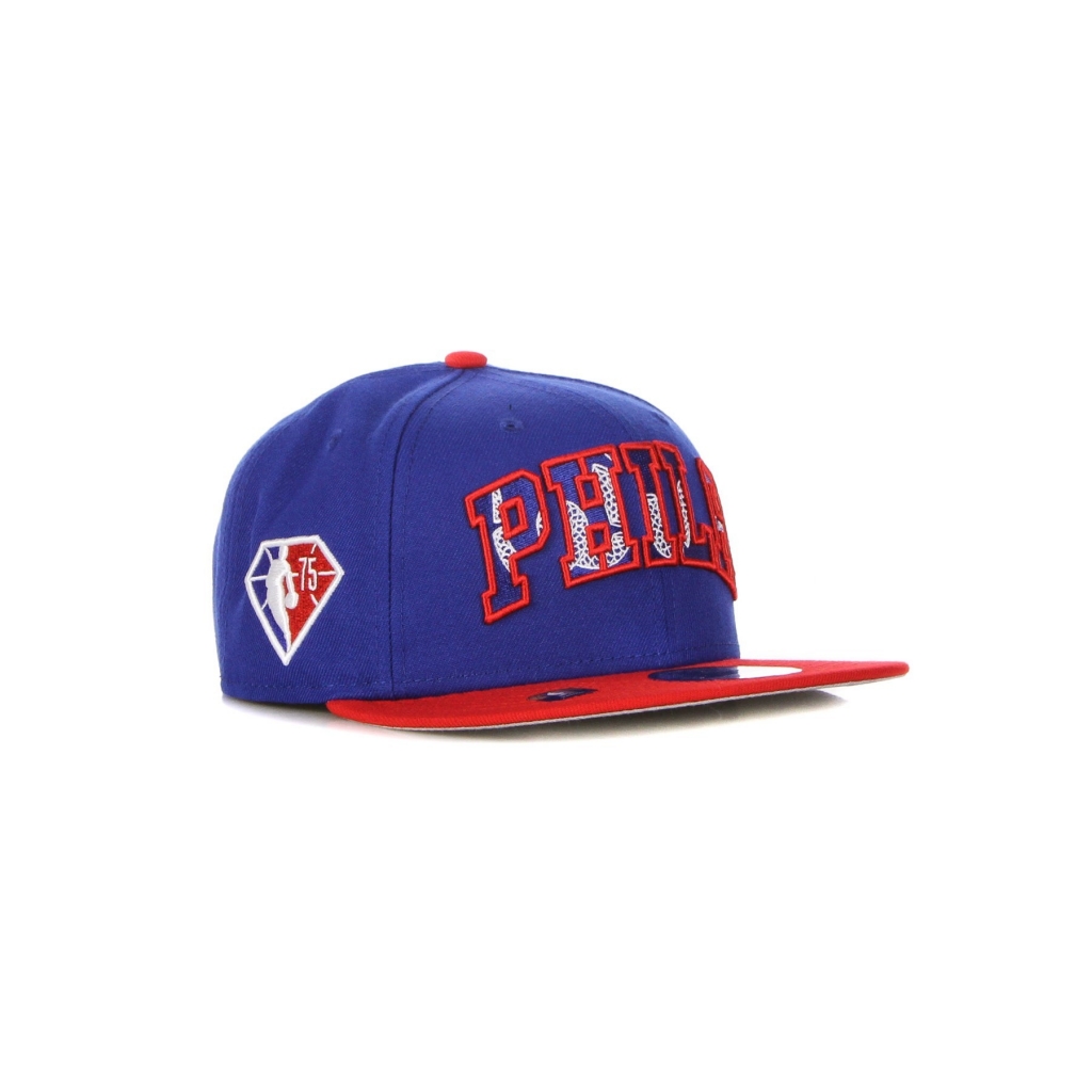 cappellino visiera piatta uomo nba draft em 950 phi76e ORIGINAL TEAM COLORS