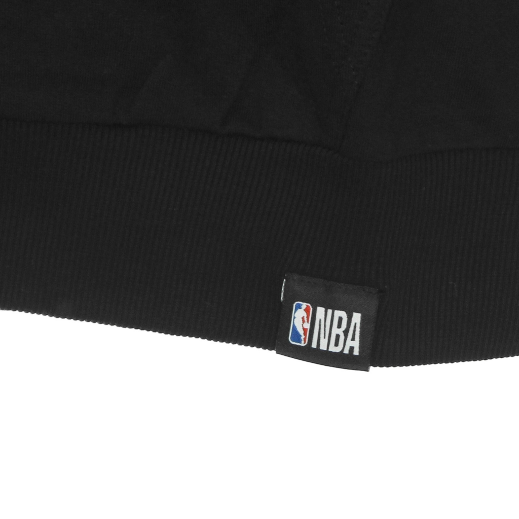 felpa leggera cappuccio zip uomo nba enlarged logo full zip hoodie chibul BLACK/ORIGINAL TEAM COLORS