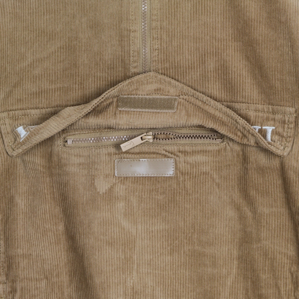 giubbotto uomo retro corduroy windbreaker SAND