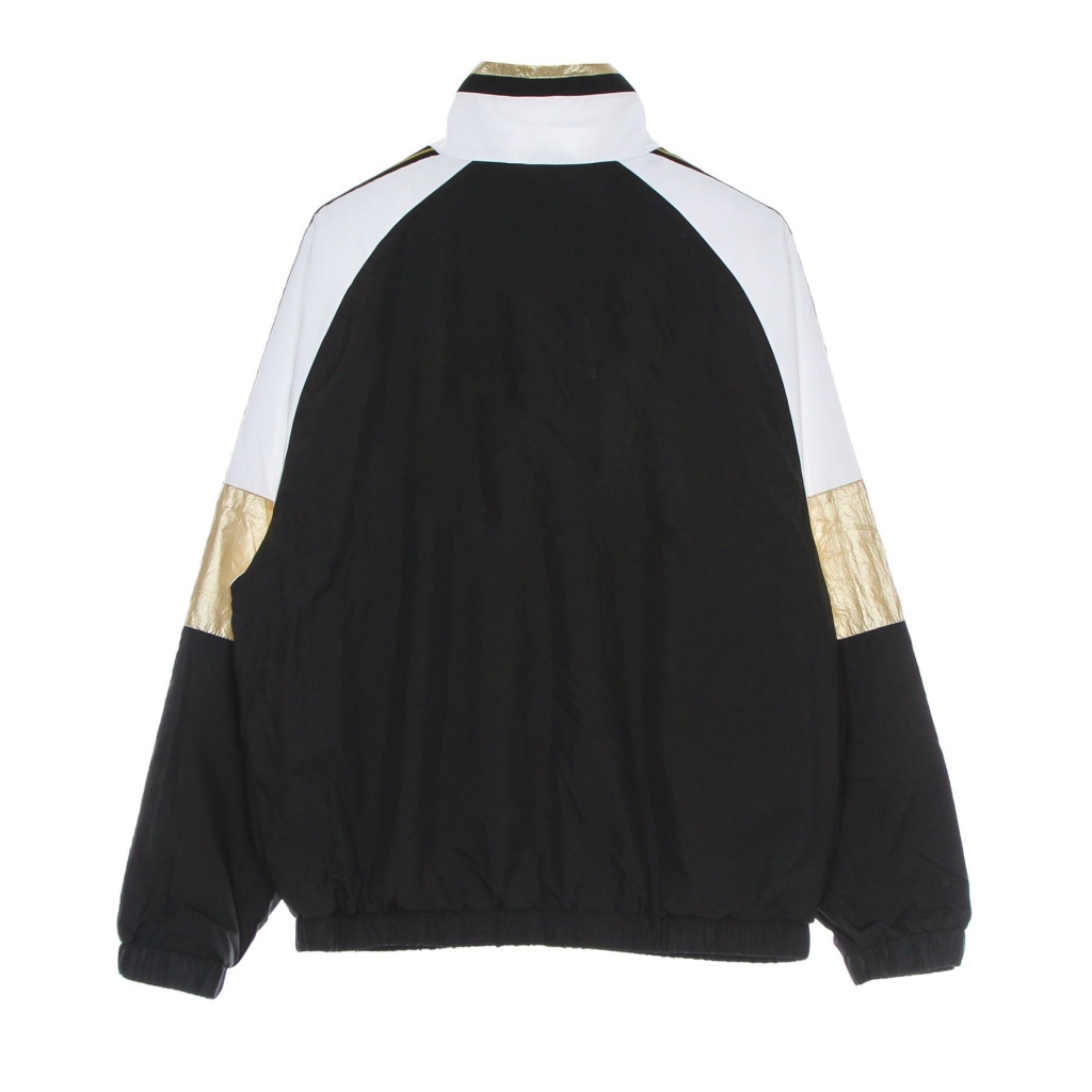 giacca tuta donna chest signature block track jacket BLACK/WHITE