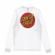 maglietta manica lunga uomo classic dot chest l/s tee WHITE