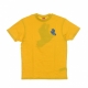 maglietta uomo screaming hand chest tee MUSTARD