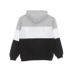 felpa cappuccio ragazzo olena blocked hoodie LIGHT GREY MELANGE/BLACK/BRIGHT WHITE