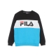 felpa leggera girocollo ragazzo carlotta blocked crew shirt SCUBA BLUE/BLACK/BRIGHT WHITE