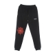 pantalone tuta leggero uomo red cobweb print pants BLACK/RED