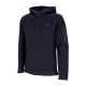 felpa leggera cappuccio uomo tech fleece po hoodie BLACK/BLACK