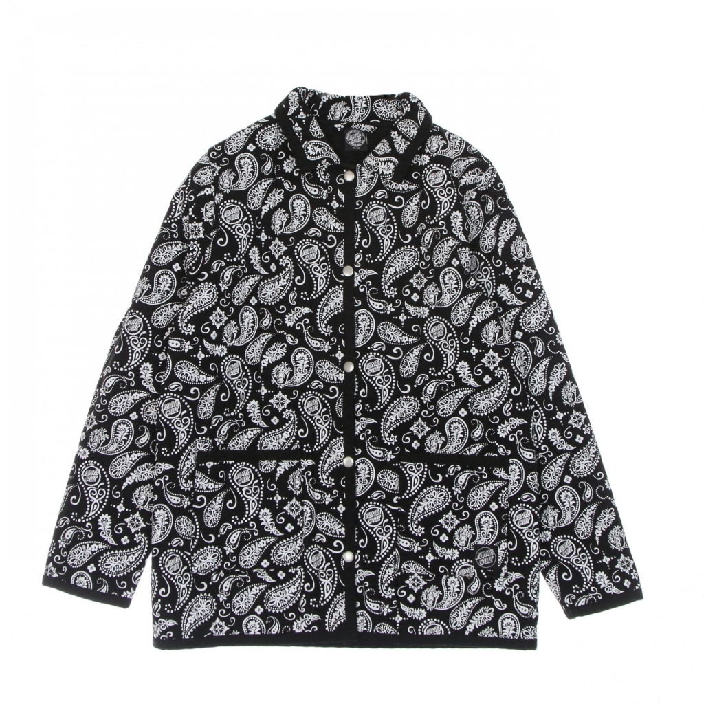 giacca coach jacket donna screaming paisley jacket BLACK/WHITE