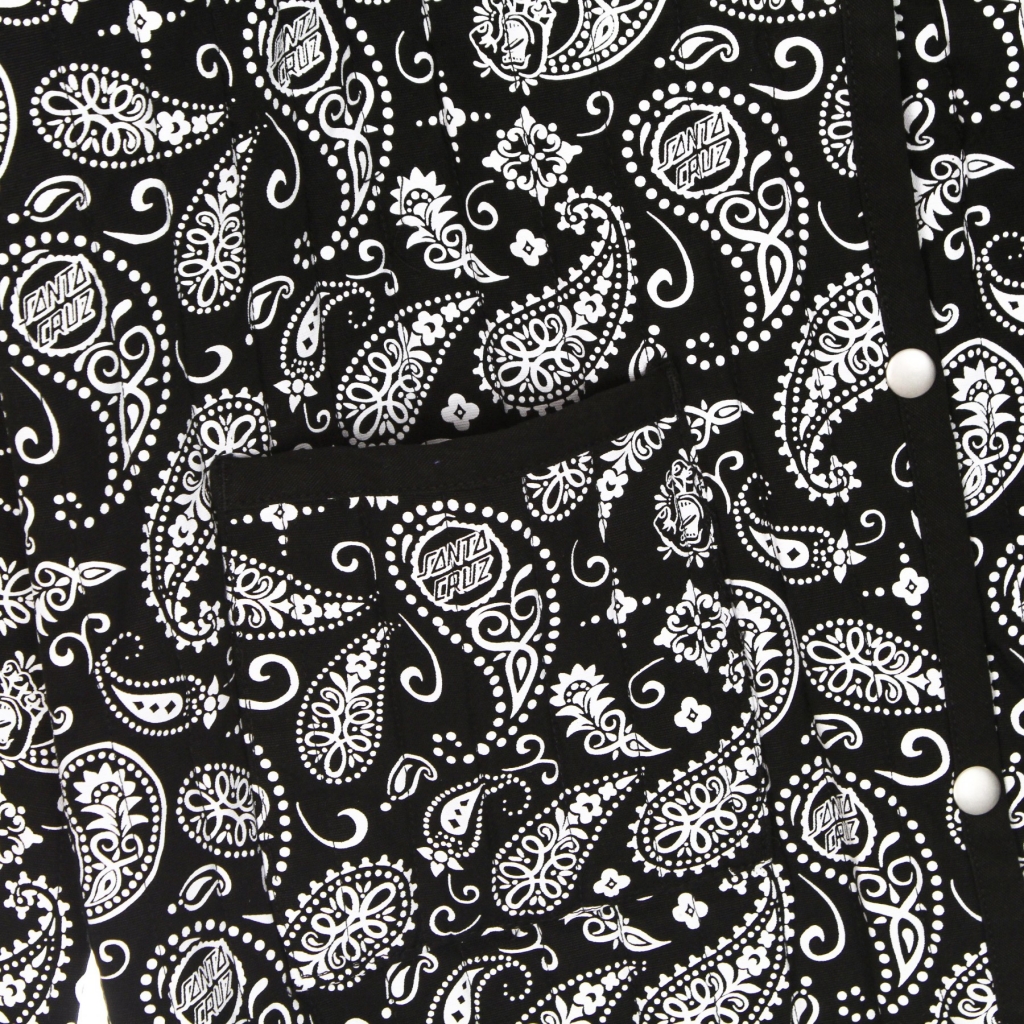 giacca coach jacket donna screaming paisley jacket BLACK/WHITE