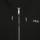 felpa leggera cappuccio zip uomo sasha hooded jacket BLACK