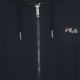 felpa leggera cappuccio zip uomo sasha hooded jacket BLACK IRIS