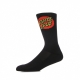 calza media uomo dot sock BLACK