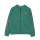 felpa leggera cappuccio zip uomo outline zip hoodie FIELD GREEN