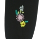 felpa leggera cappuccio uomo bouquet hoodie BLACK