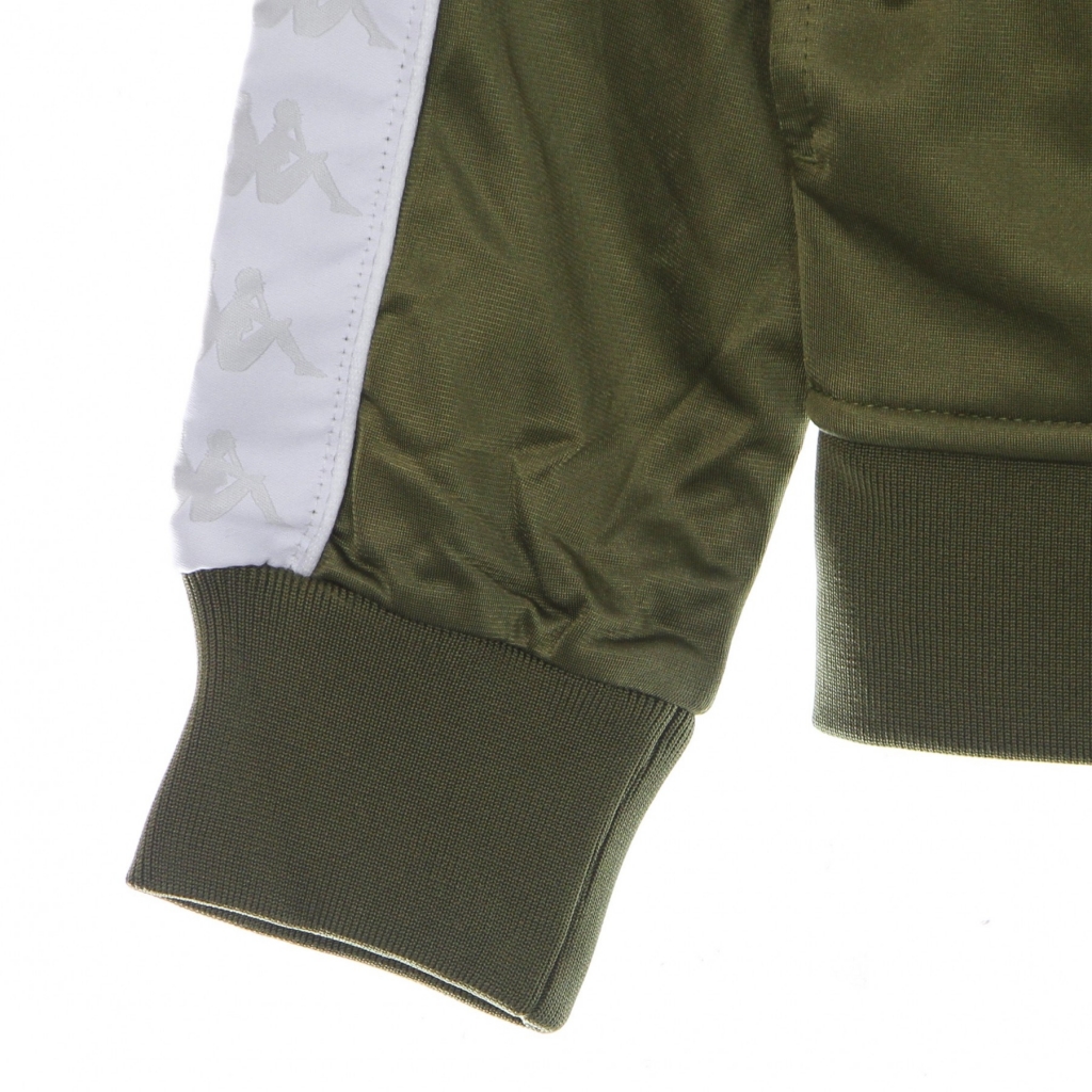 giacca tuta uomo banda anniston slim GREEN MILITARY/WHITE