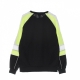 felpa leggera girocollo uomo banda arlton BLACK/GREEN LIME/WHITE