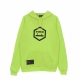 felpa leggera cappuccio uomo logo dlynr hoodie YELLOW/BLACK